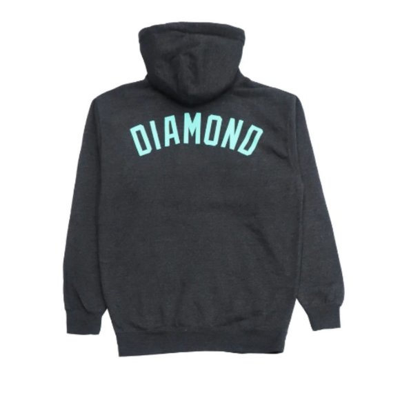Diamond Supply Arch Zip Hoodie – Charcoal – NWT – Men’s Streetwear - Picture 2 of 2